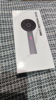 Electric Vibration Massage Comb with Red Light Therapy